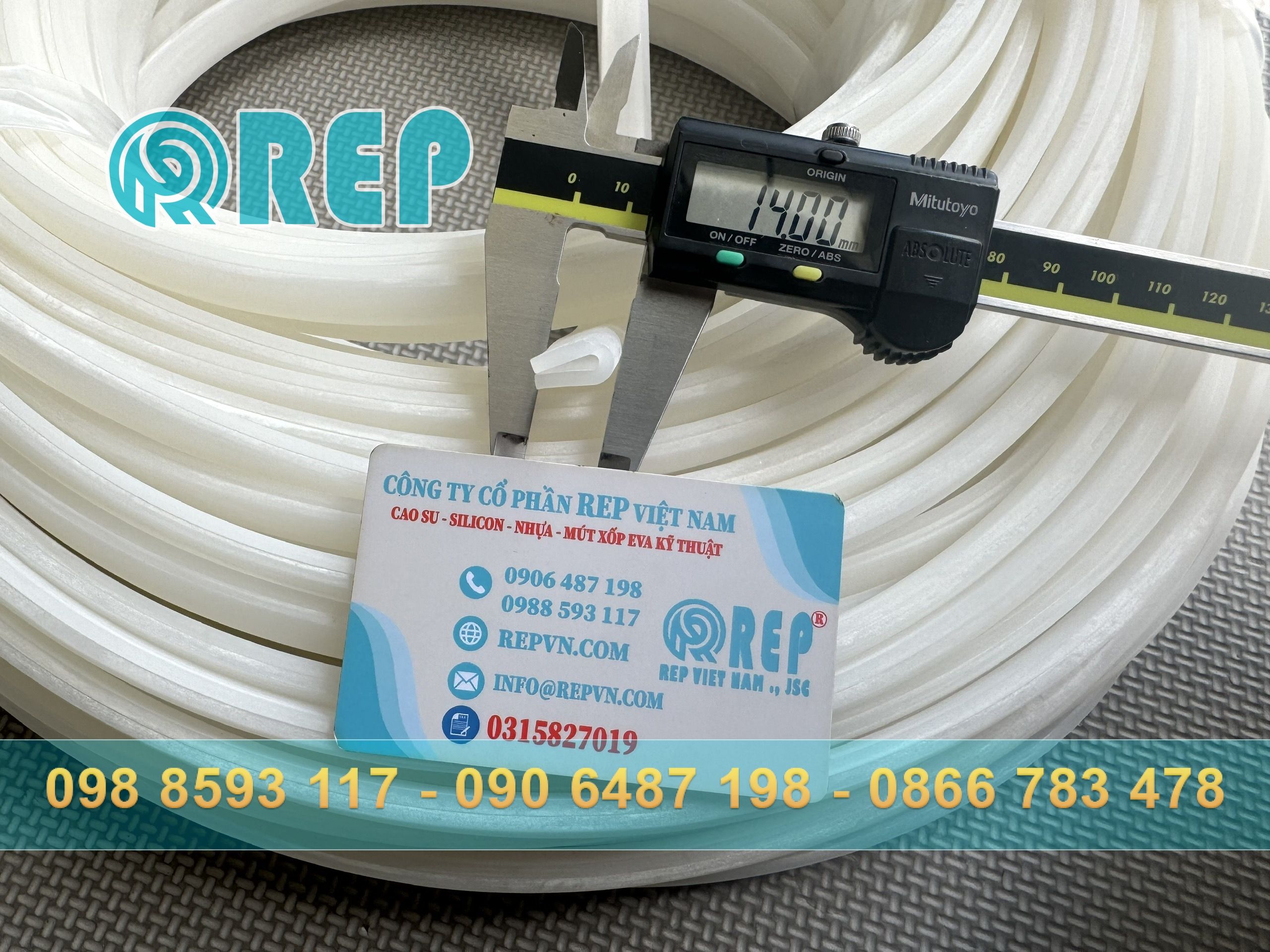 Gioăng silicon chữ U với nhiều kích cỡ