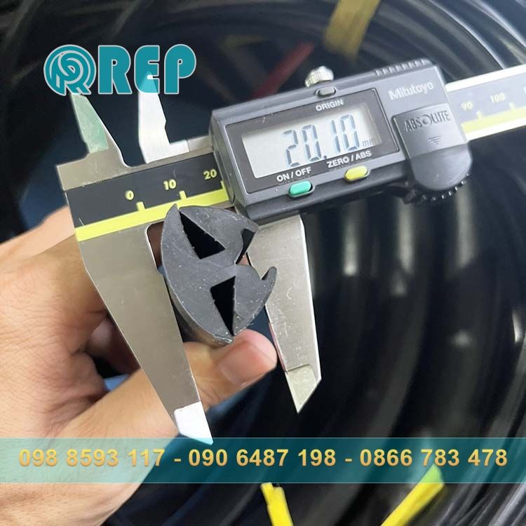 Gioang cao su chu H 20x28