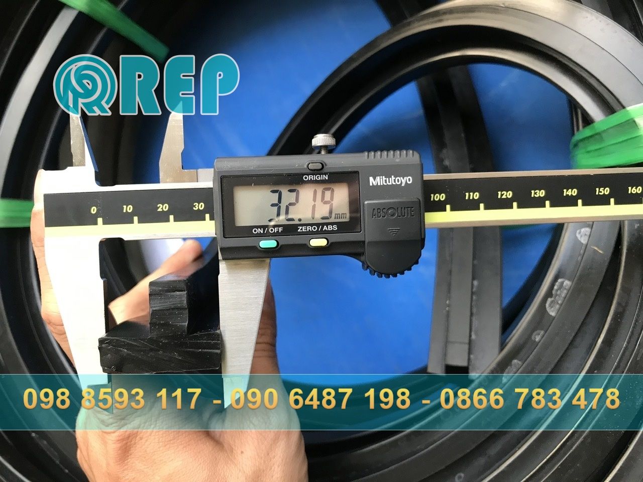 Ron cao su chữ T với kích thước (32x25.5)mm