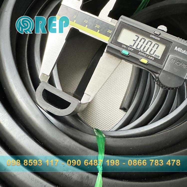 Gioang cao su chu D 30x16