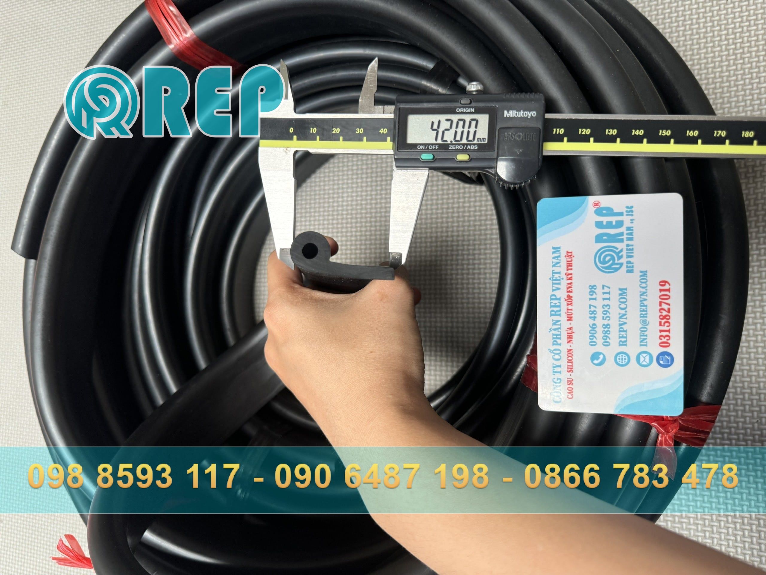 Gioăng cao su củ tỏi chữ P chống thấm, chống xé cực tốt