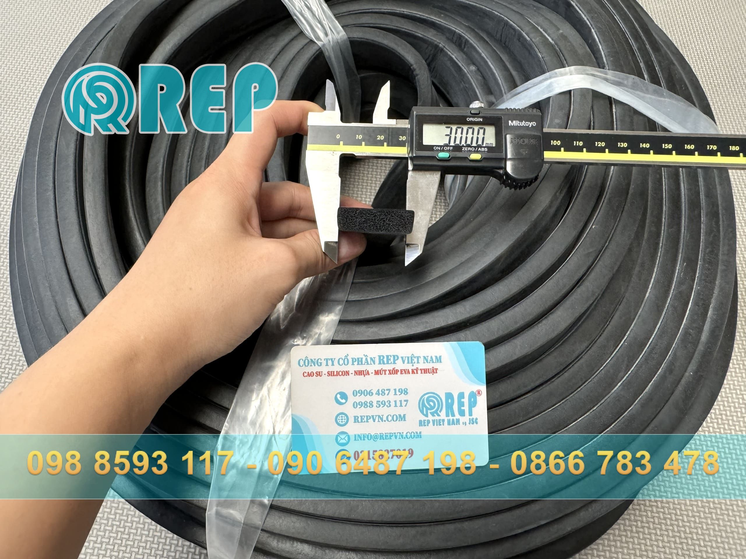 Ron cao su xốp 30x10mm