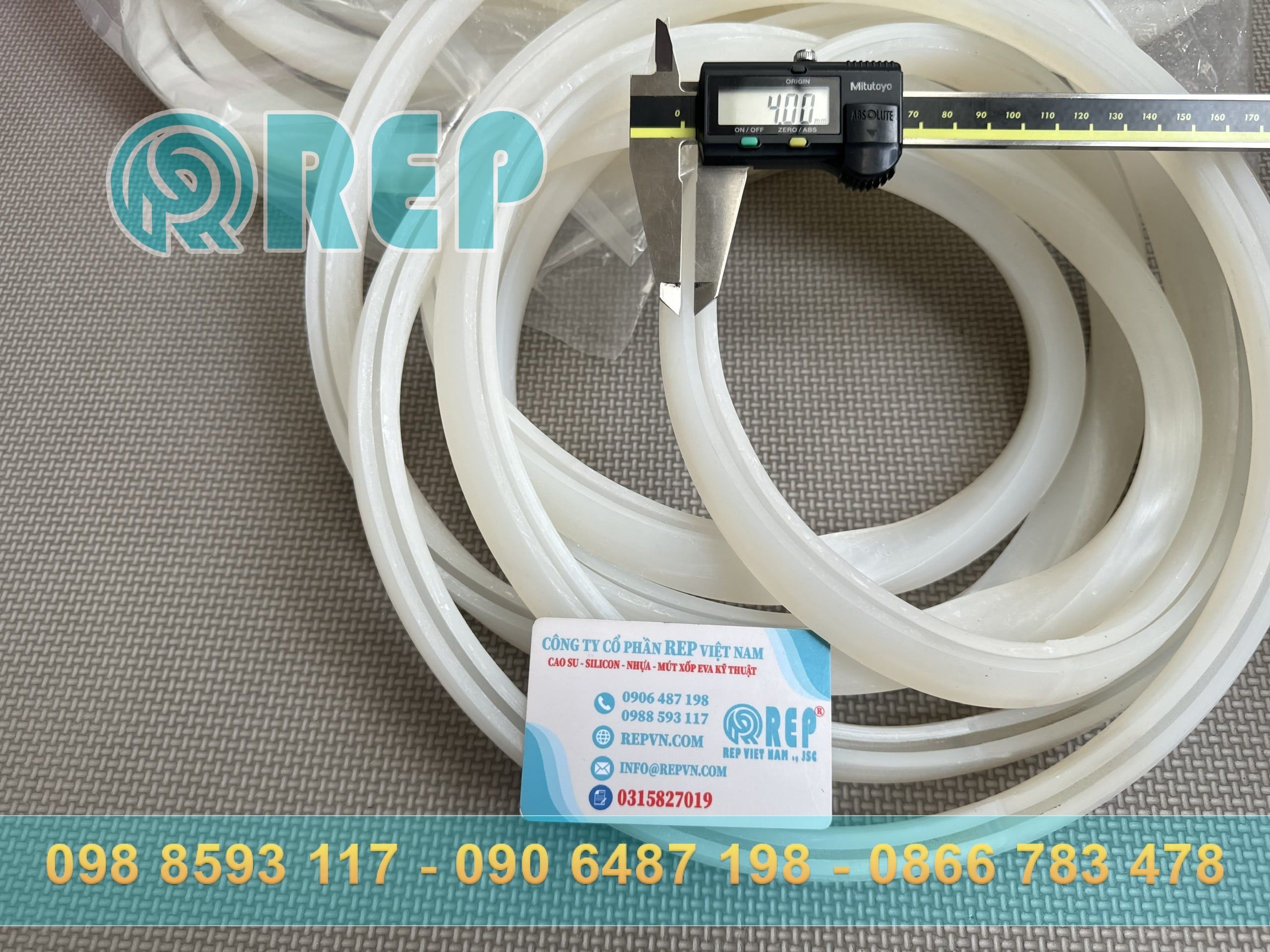 ron silicon noi nhiet vong tron khe 7.5mm 