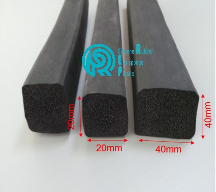 Ron cao su xốp 40x40mm góc