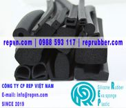 Gioăng cao su xốp cách âm chữ D, chữ H, chữ T, chữ U