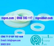 Vòng đệm silicon trắng chịu nhiệt