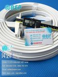 Ron cao su EPDM trắng chữ U 8.7x20x3.2, khe 2.3mm