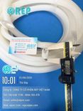 Ron silicon trắng chữ U 16x23x3, khe 10mm