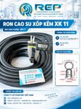 Gioăng cao su xốp bọc kẽm XK 11