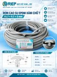 Gioăng cao su EPDM xám chữ T 15.7x9.7x5