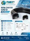 Gioăng cao su chữ D 26x18x2.5