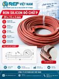 Gioăng silicon đỏ chữ P 39x15x3