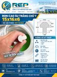 Gioăng cao su trắng chữ T 15x16x6