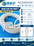 Gioăng silicon chữ T 10x13x6.2