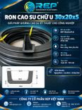 Gioăng cao su chữ U 30x20x5, khe 20mm