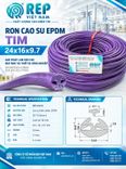 Gioăng cao su EPDM tim 24x16x9.7