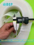 Ron silicon trắng chữ nhật 2x45