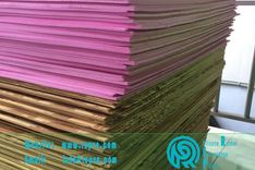 Mút xốp màu hồng sen, vân gỗ