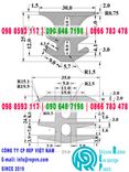 Ron cao su EPDM chữ T 30x25x3