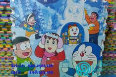 Thảm xốp lót sàn cho bé hình Doremon